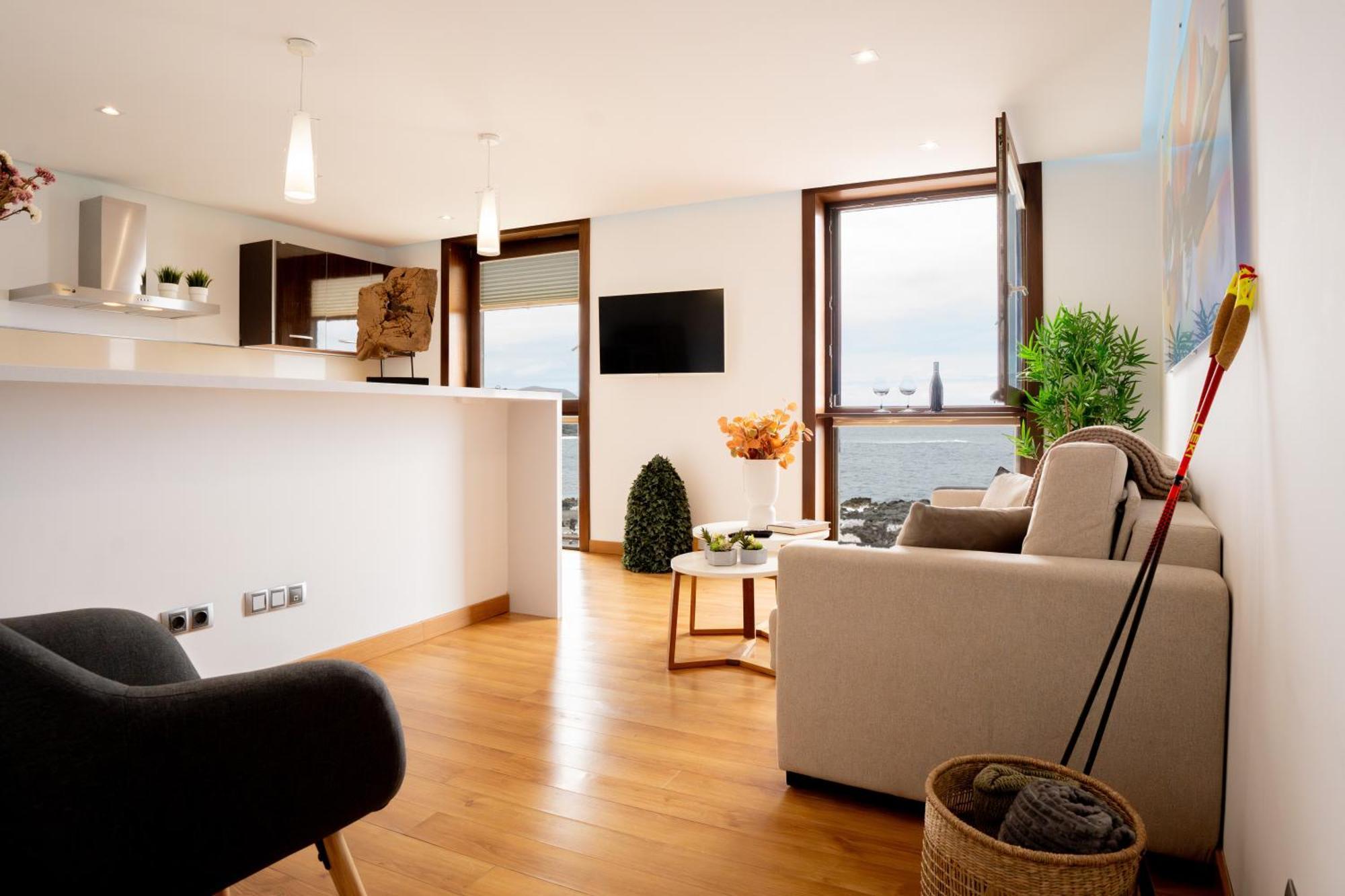 Modern Sea Front Apartment In Garachico 3 외부 사진